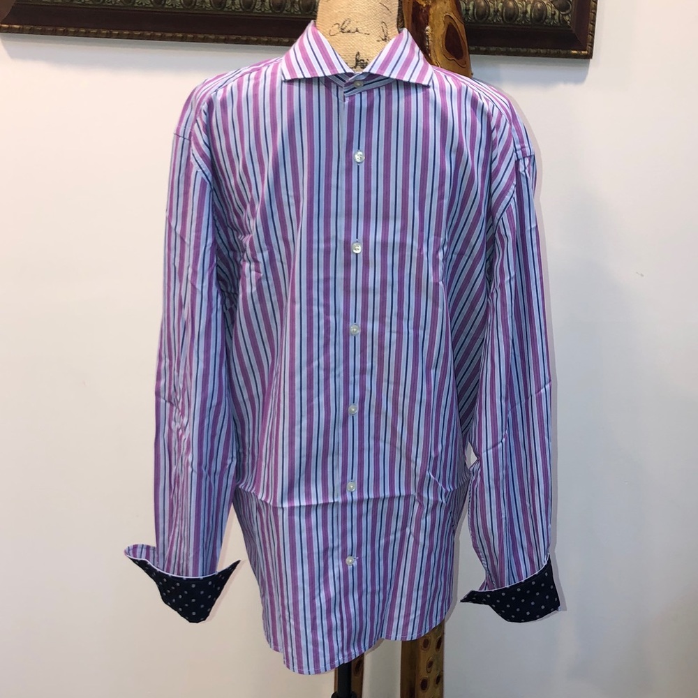 Saks fifth Ave Black Label Dress Shirt - Picture 9 of 9